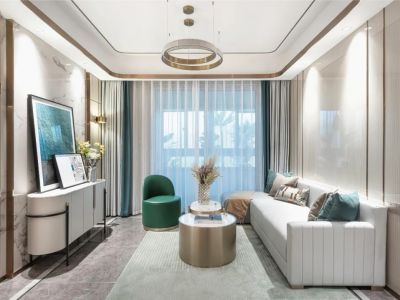 美的云筑现代风格127平米装修案例