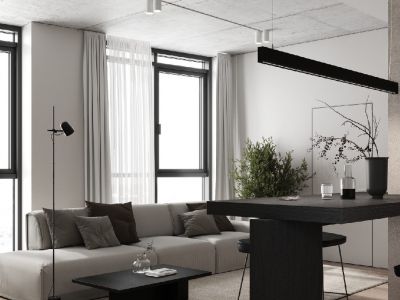 宏辰江山云出现代简约风格114平装修案例