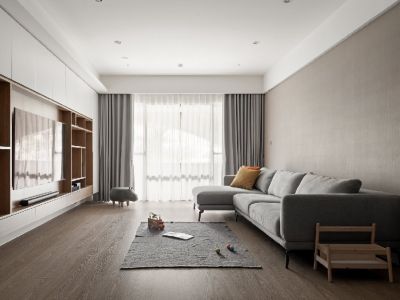 水墨轩香北欧极简风格122平装修案例