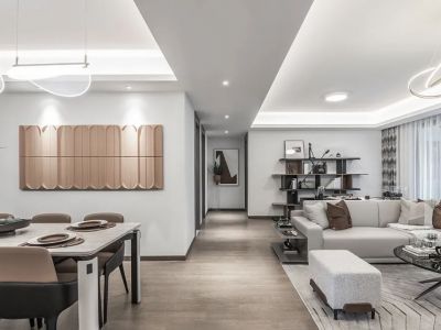 锦上和风华苑现代风格138平米装修案例