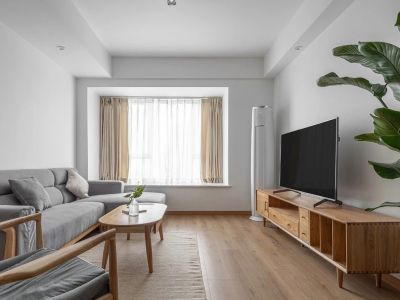 时代倾城简约风格115平米三居室装修案例