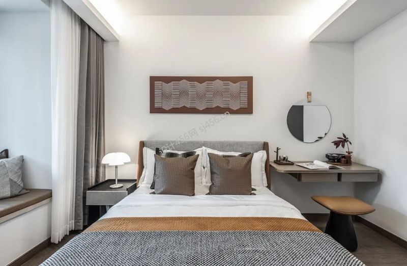 现代风格138平米卧室家具家装效果图赏析