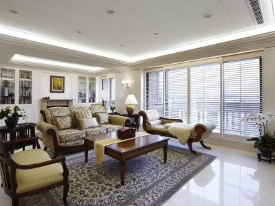 恒大锦苑118平米美式风格三居室装修案例