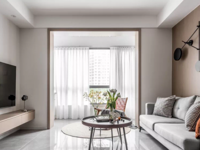 东辰澜悦现代简约风格110平装修案例