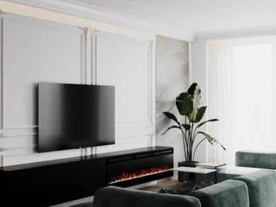 绿地新里城现代风格83平米装修案例