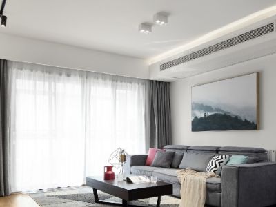 汉军冠江台北欧极简风格90平装修案例