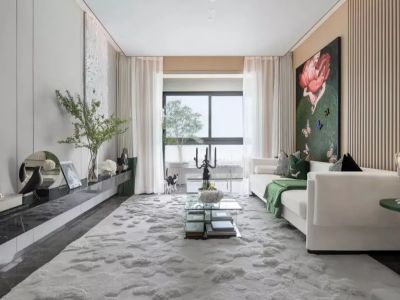 远洋风景长安现代风格三居室115平米装修案例