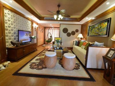 滨河国际东南亚风格146平米四室两厅装修案例