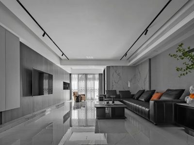 远大蔚蓝海岸现代简约风格175平装修案例