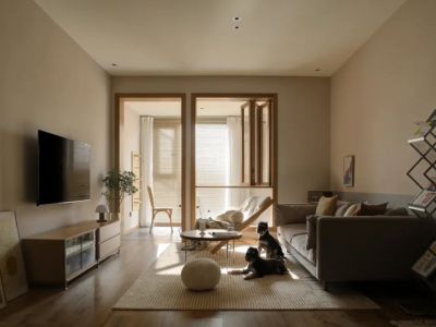 九洲又一城现代简约风格104平装修案例