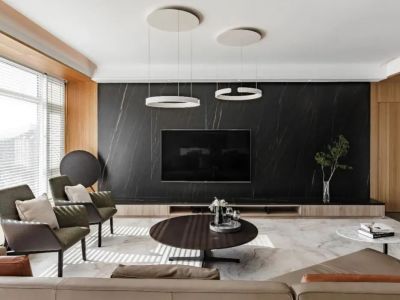 远大美域现代简约风格200平装修案例