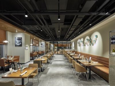 自助餐厅现代风格350平米装修设计图案例