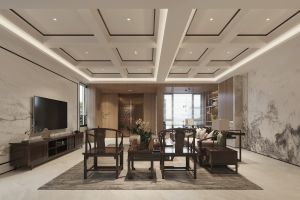 [青岛营道装饰]中式风别墅设计，格外有文化底蕴！