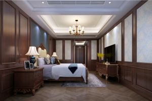 [青岛基鸿装饰]420平别墅新中式设计，浓浓的典雅韵味！