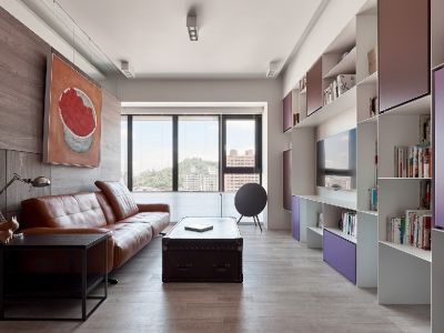 宏旺翡翠城92平米现代风格装修案例