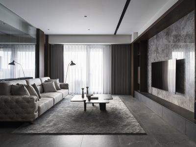 翡丽公馆现代简约风格129平装修案例