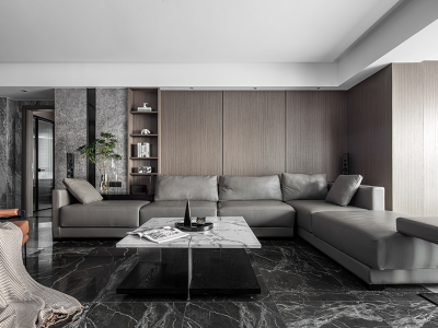 远大蔚蓝海岸现代简约风格180平装修案例