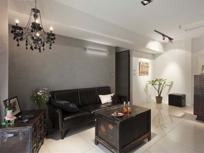 金域华府85平现代复古风格装修案例