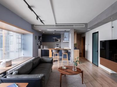 万科星都荟现代简约风格108平装修案例