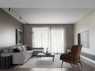 南宁华润幸福里现代简约风格127平装修案例