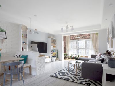 熙山郡北欧风格三居室116平米设计图案例