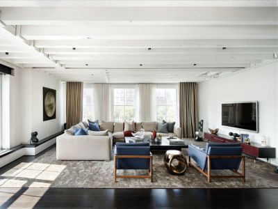 石榴紫宸府现代风格三居室155平米设计图案例