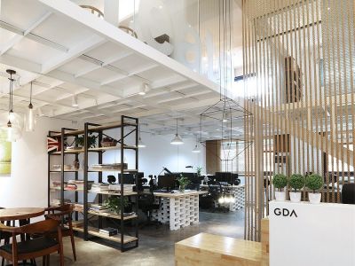 办公空间简约风格320平米设计图案例