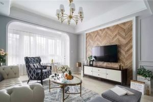 [十堰远康装饰]电视背景墙装修设计案例，一看就很有档次！