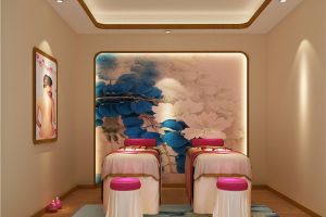 [东莞峰铖装饰]美容院装修设计，如何做好空间色彩搭配？