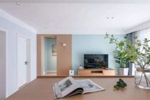 [十堰吉诚装饰]乳胶漆电视背景墙装修，好看又实惠！