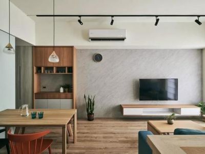 九龙城简约风格95平米三居室装修效果图