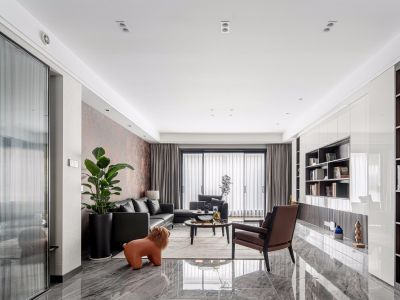 中梁壹号院现代风三居室133平米设计效果图案例