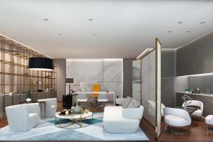 [成都德润铭装饰]办公室吊顶造型常见有几种