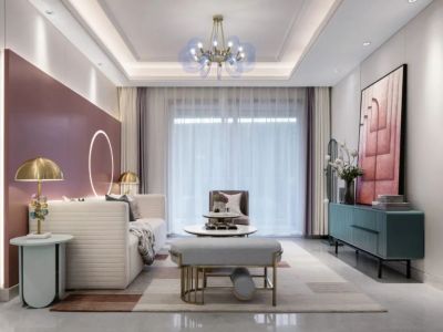 绿城诚园北欧风格95平米装修案例