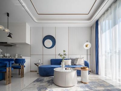 万科金域滨江121平米北欧风三居室装修设计图案例