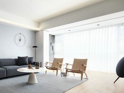 领地天屿现代风格二居室127平米装修设计图片案例