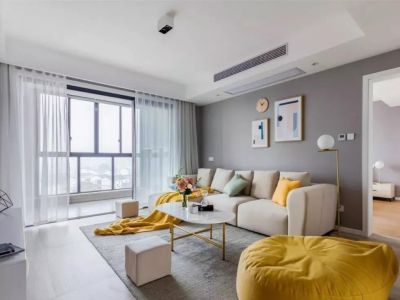 城建花苑120平米北欧3室2厅装修案例