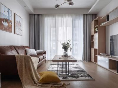 恒源泰·锦绣香江124平简约三居装修案例