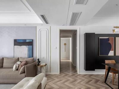 富力天禧城120平三居室现代风格装修案例