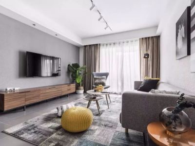 恒大悦府121㎡三居室现代风格装修案例