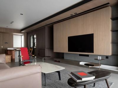 富力天禧公馆140㎡四居室现代风格装修案例