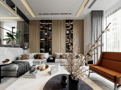 丽雅·龍璟台现代风格175平米装修案例