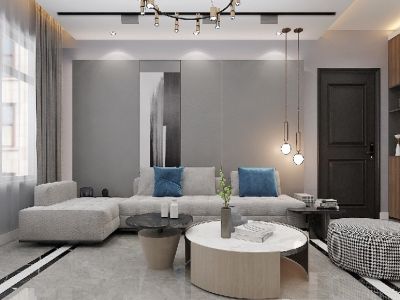 阳光印江山104平米现代风格装修案例