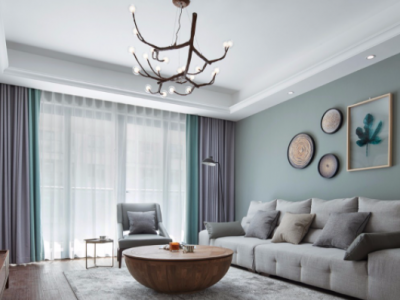 新城悦隽公馆现代风格三居室118平米装修效果图案例