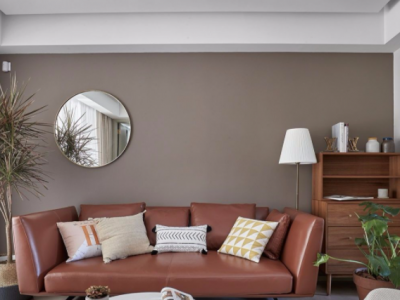 天福抱龙居现代风格三居室122平米装修图案例