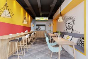 [东方华美装饰]奶茶店装修设计技巧，增加顾客购买欲！