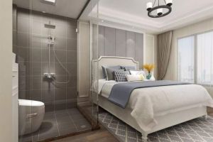 [鑫煜美装饰公司]卧室与卫生间隔断装修 卧室与卫生间怎样隔断设计