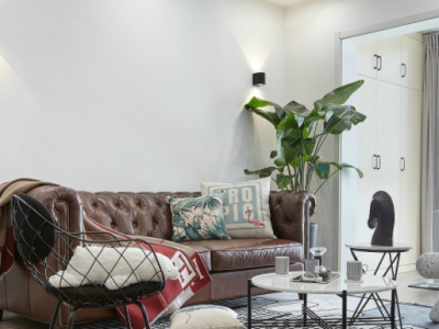 恒宇国际观湖现代风格三居室105平米设计图案例