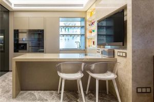 [厦门佰佳艺装饰]家庭吧台设计好了，一点也不鸡肋！