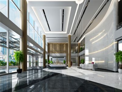 商丘青山环保公司现代风格5000平米装修案例